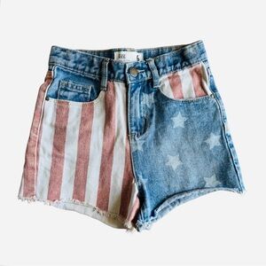 Cotton On Blue and Red Casual Shorts